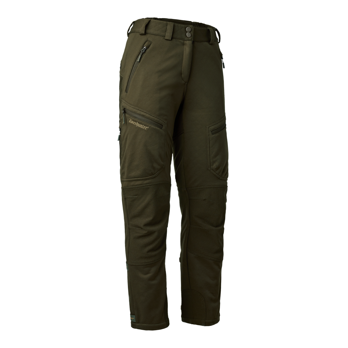 Lady Excape Softshellbyxor Art Green - Deerhunter