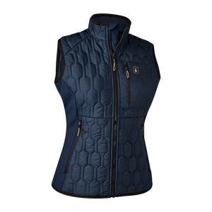 Lady Mossdale quiltad väst Dress Blues - Deerhunter