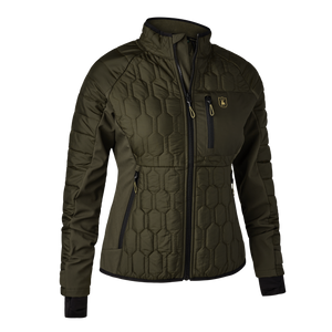 Lady Mossdale quiltad jacka Forest Green - Deerhunter