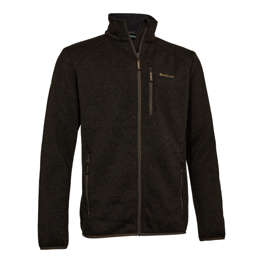 Moor Stickad Jacka - Brown Leaf – Deerhunter