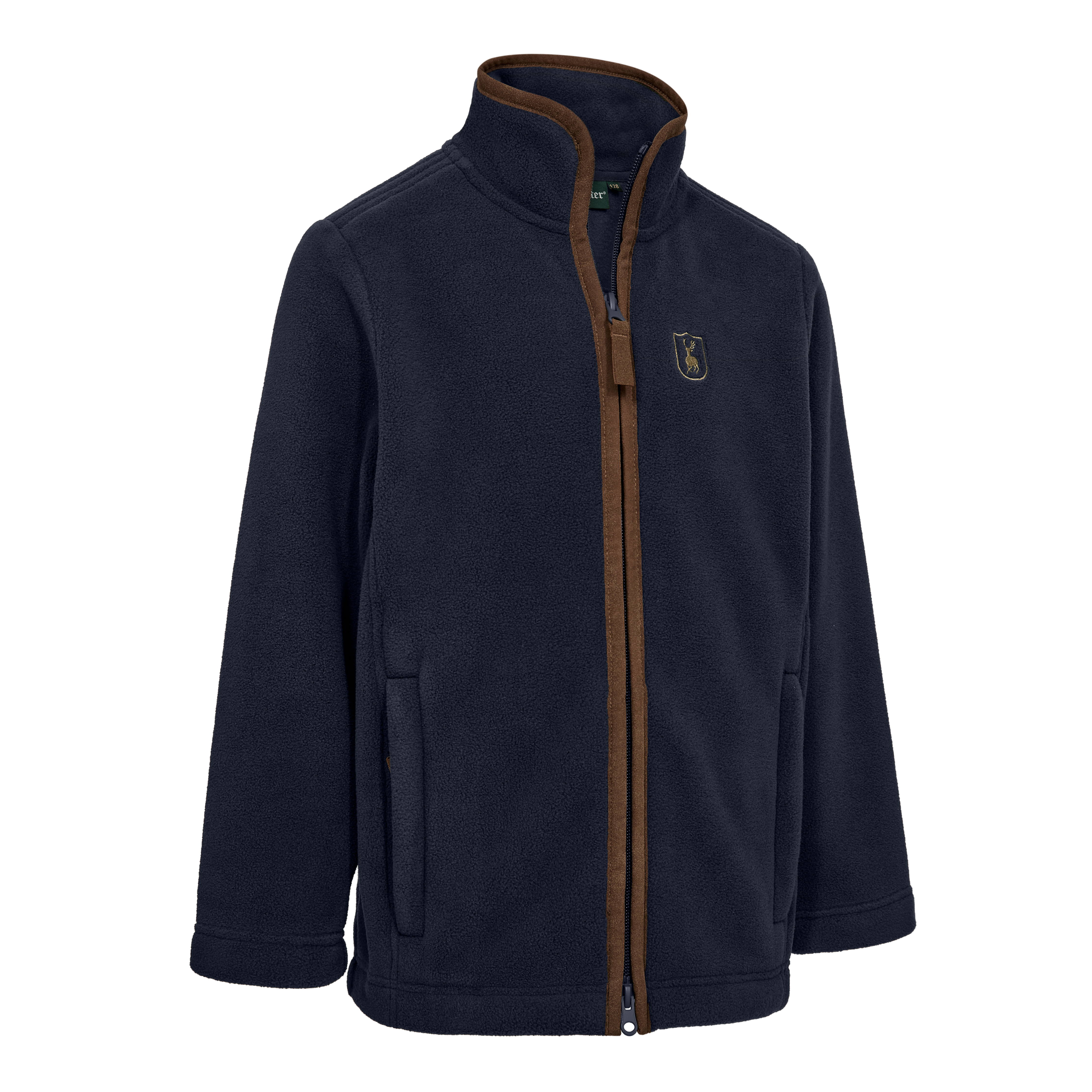 Youth Cumbria Fleecejacka - Dark Blue – Deerhunter
