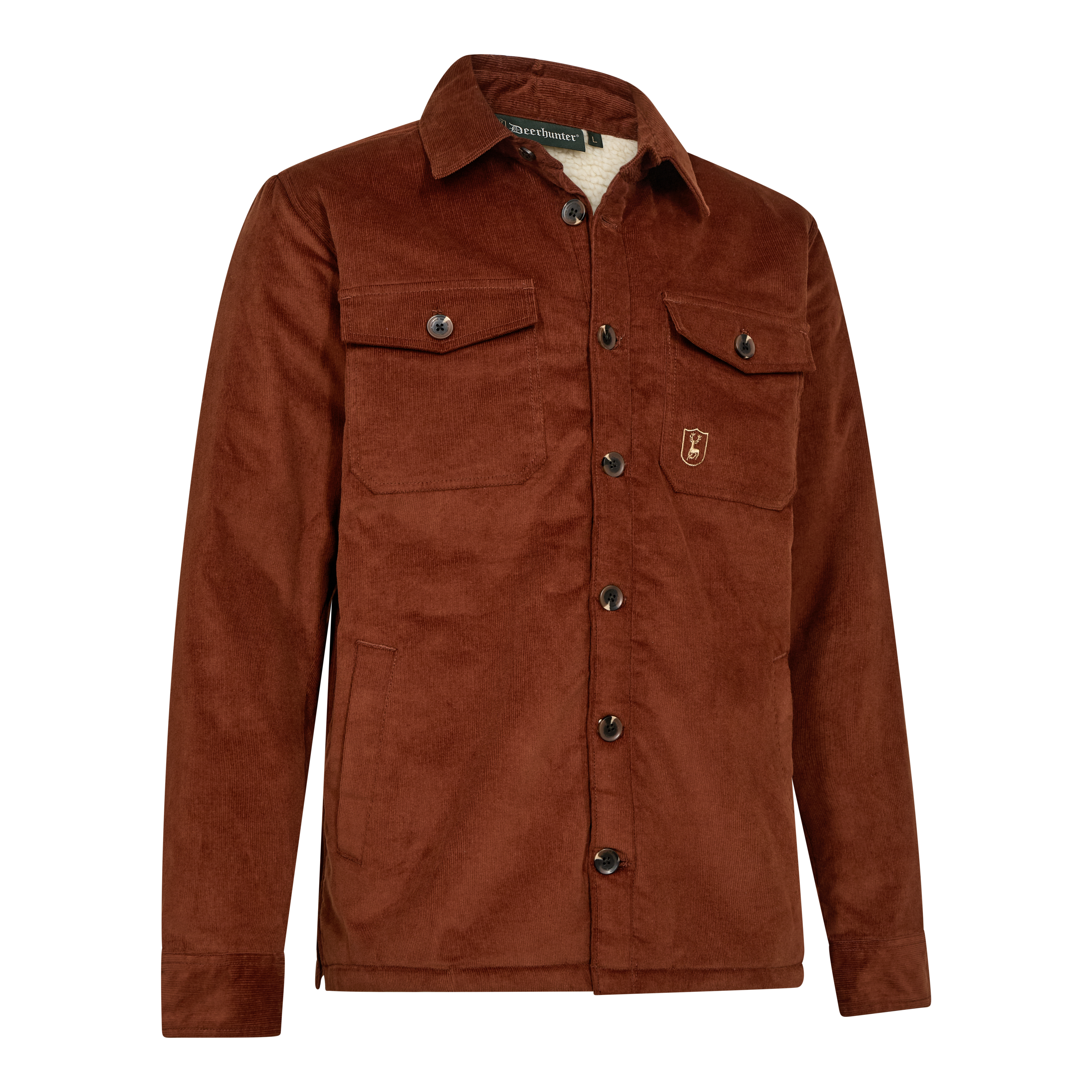 Sherpa-Fodrad Manchesterjacka - Rustleaf – Deerhunter