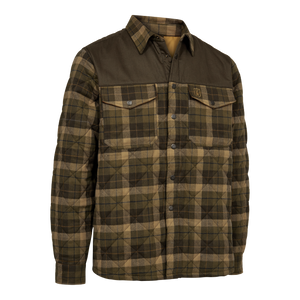 Elbert Vadderad skjortjacka - Brown Check – Deerhunter