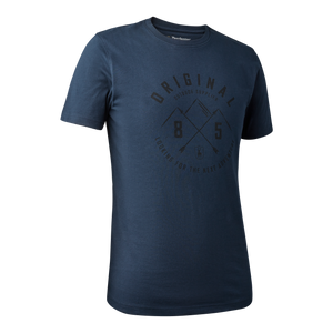 Nolan T-shirt Mörkblå - Deerhunter