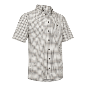 Gavin skjorta S/S - Beige Check – Deerhunter