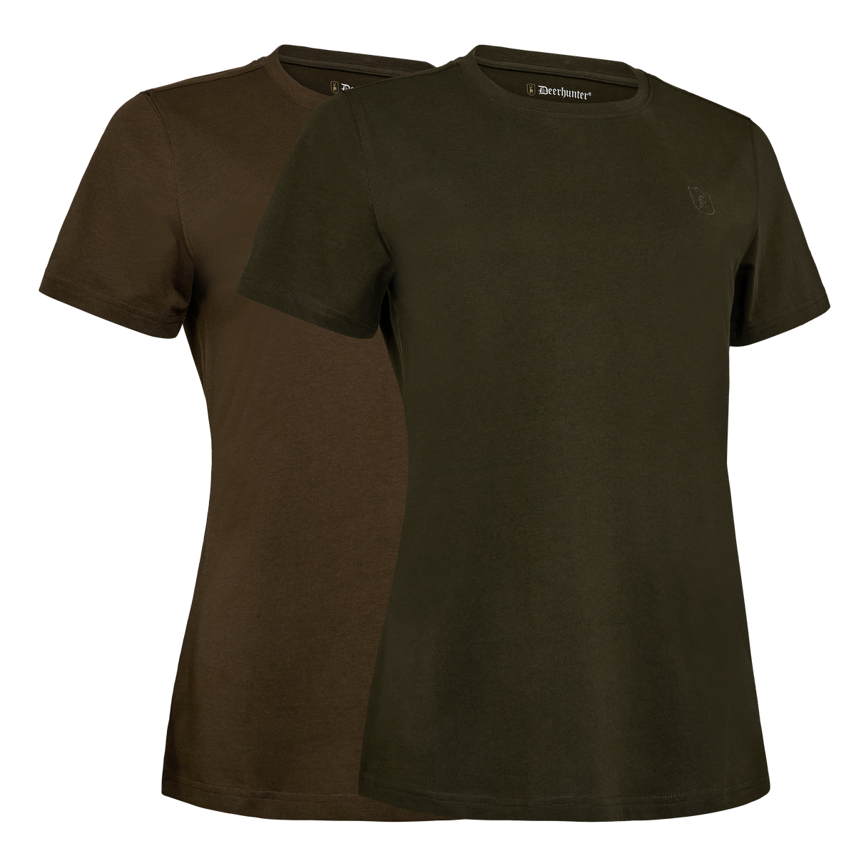 Lady 2-pack T-shirts - Fallen Leaf / Timber – Deerhunter