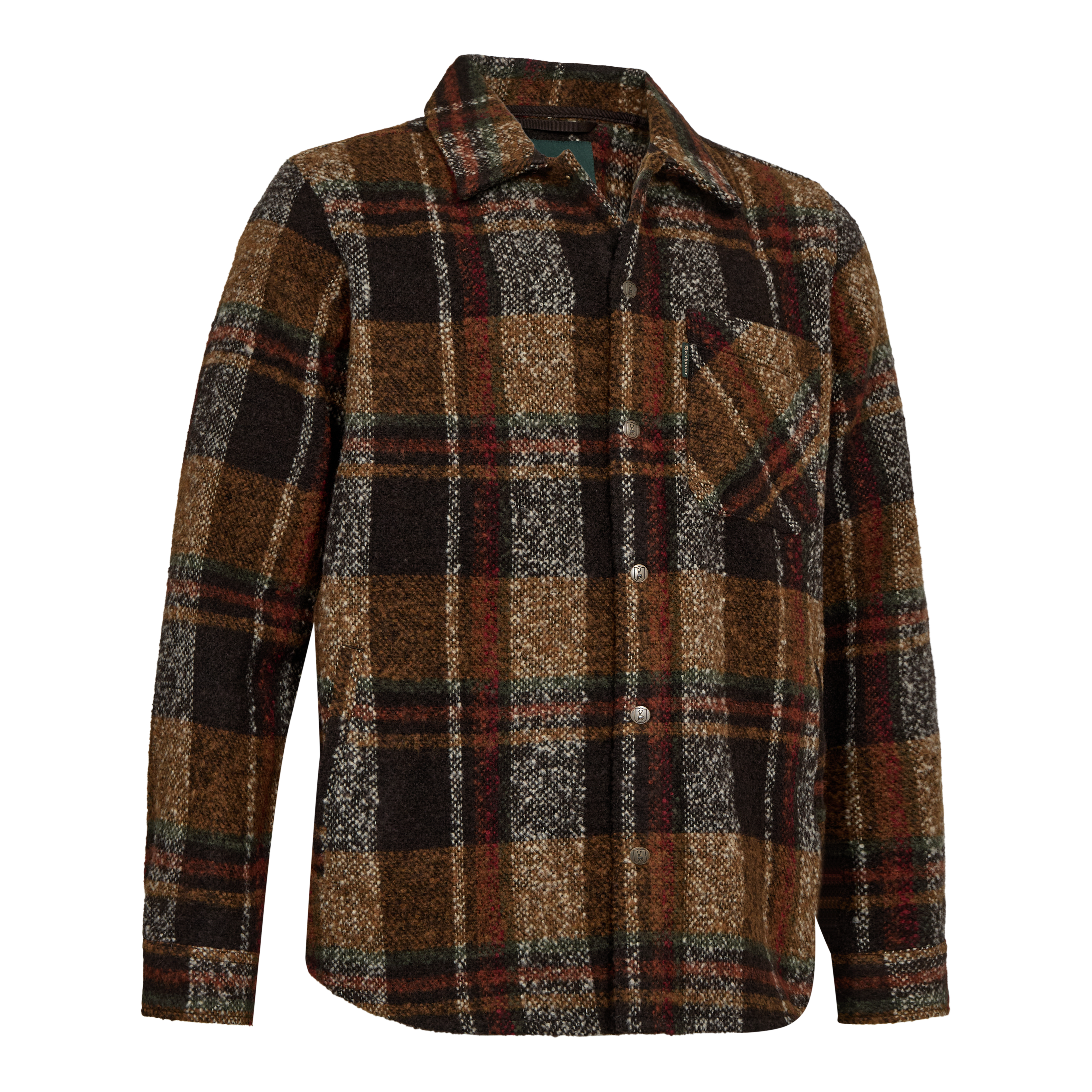 Wilder Overshirt - Brown Check – Deerhunter