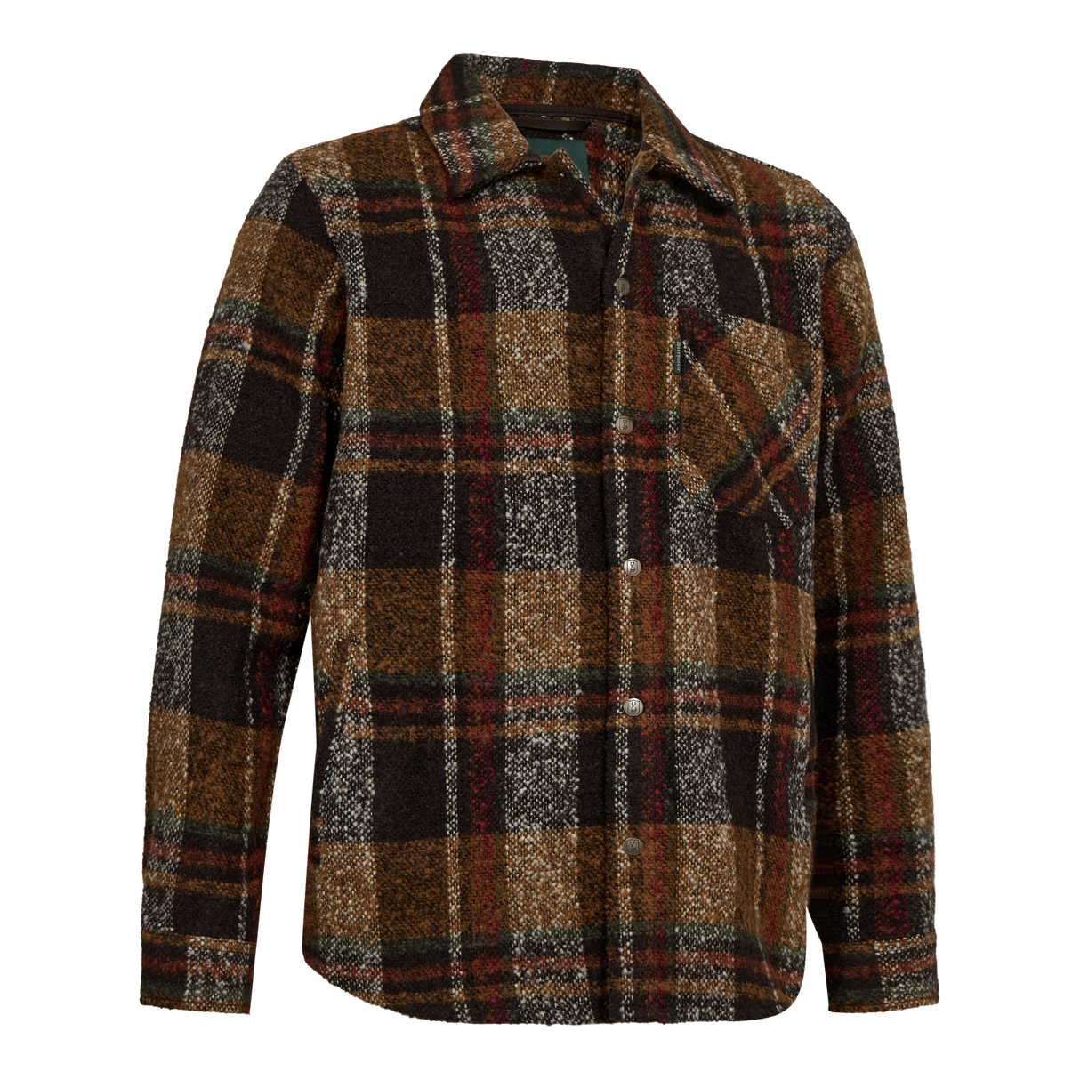 Wilder Overshirt - Brown Check – Deerhunter