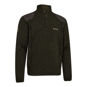 Finley ½-zip Stickad Tröja - Ridgewood Melange – Deerhunter