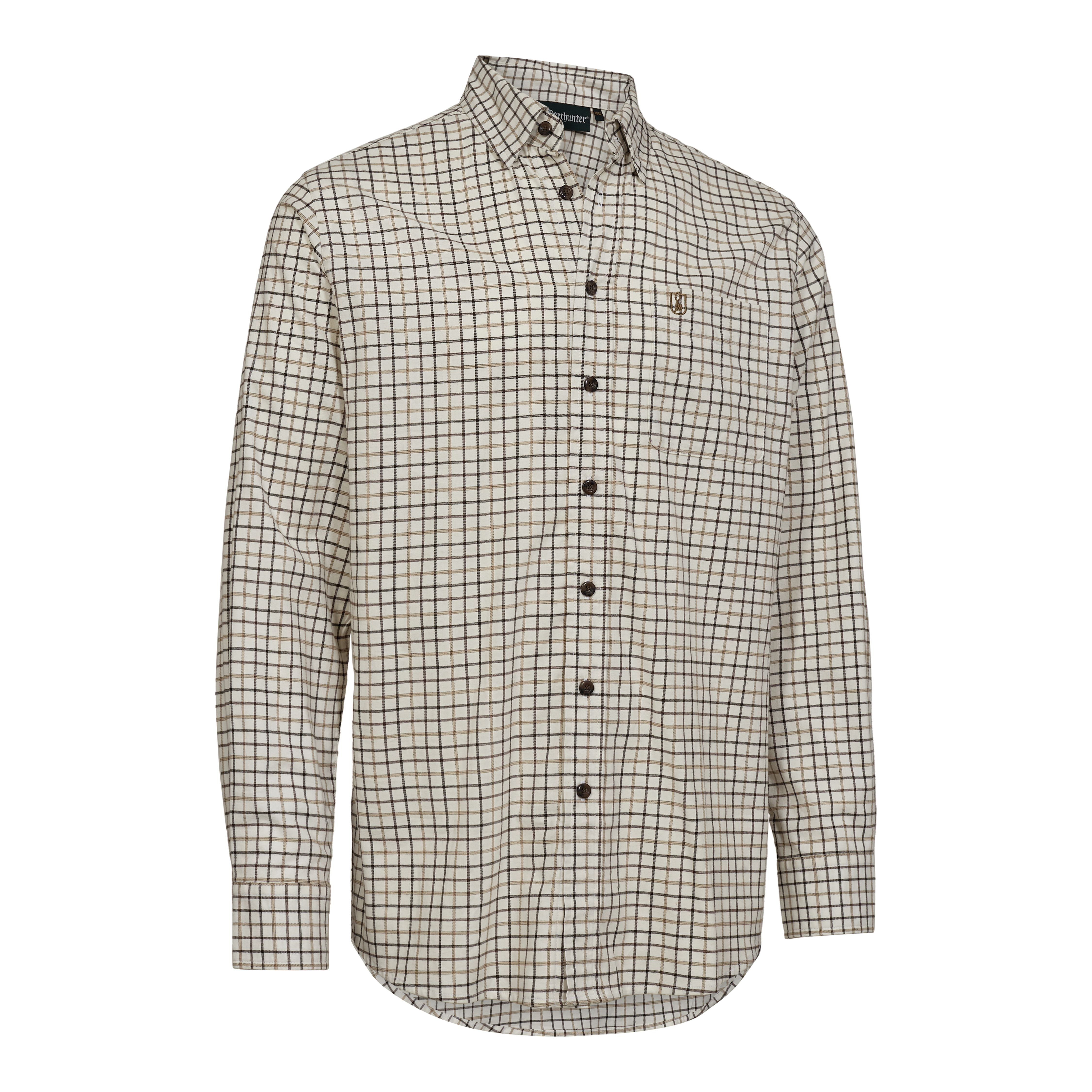 Gavin skjorta - Beige Check – Deerhunter