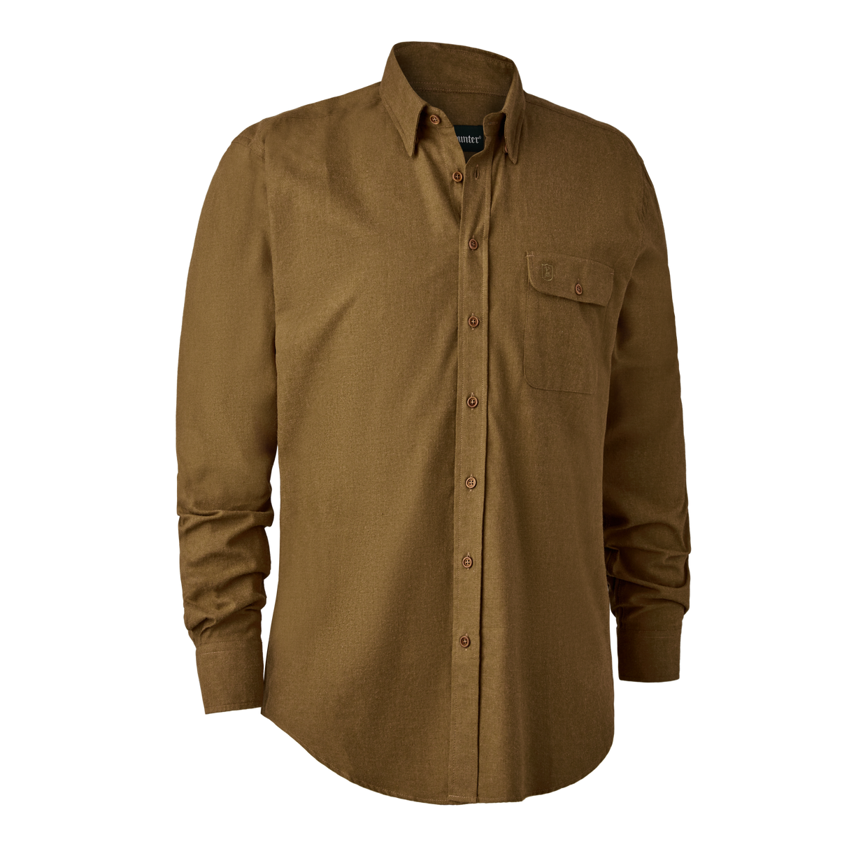 Liam skjorta Ocher Brown - Deerhunter