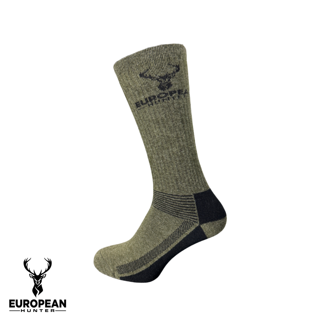 Jaktstrumpor Grön/Svart - European Hunter