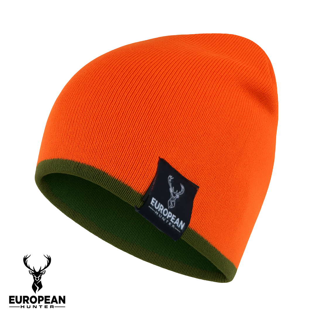 Vändbar jaktmössa Orange/Grön - European Hunter