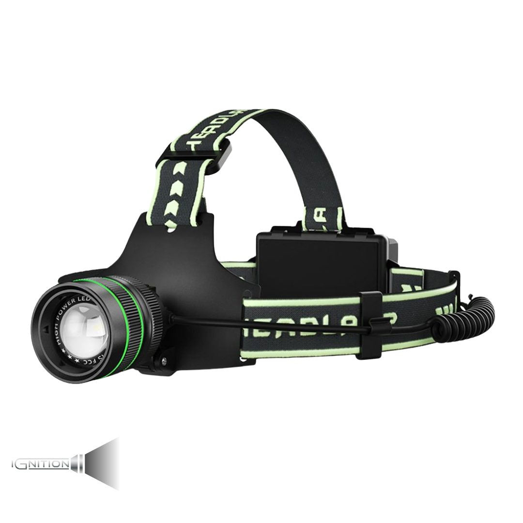 Extremt Kraftig - Pannlampa 10.000 Lumens + Powerbank – Ignition