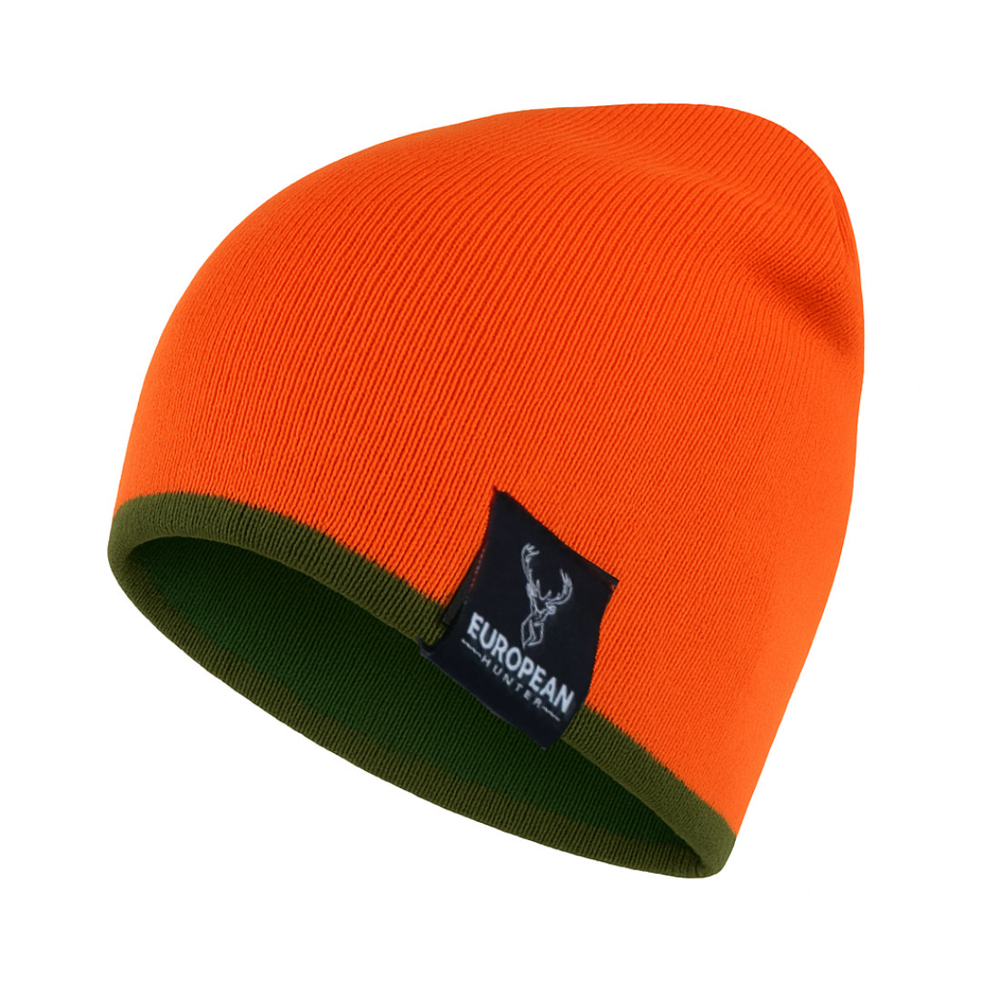 Vändbar jaktmössa Orange/Grön - European Hunter