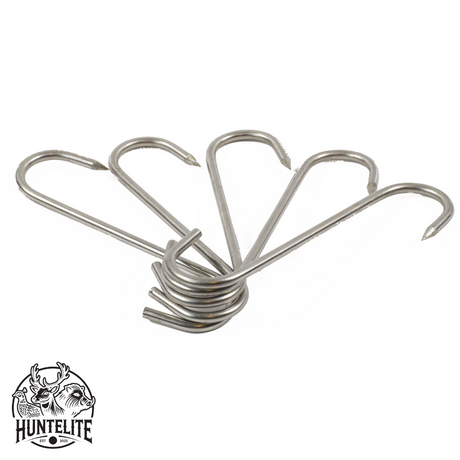 Slaktkrokar - set 5 st. - 8mm
