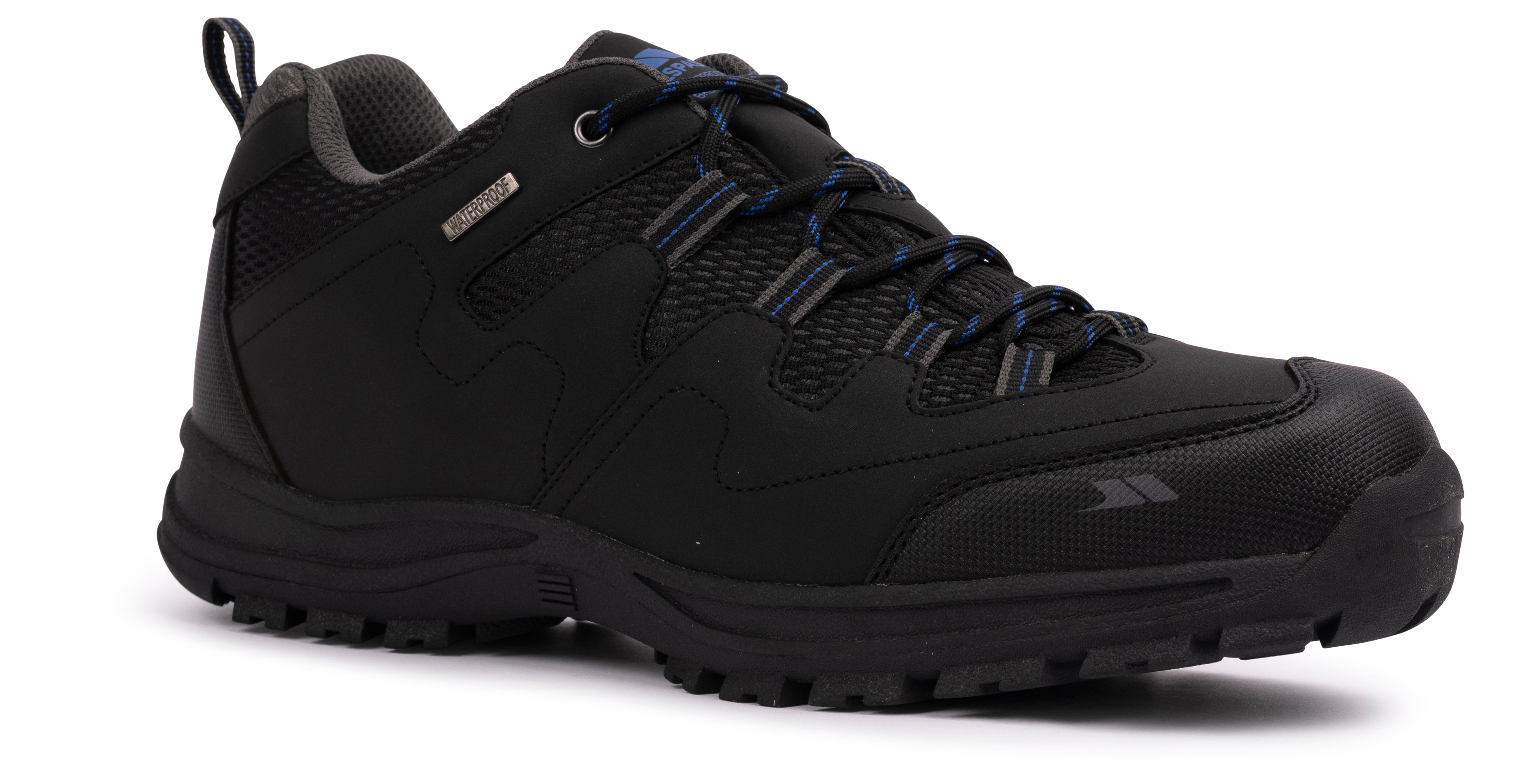 Finley Låga Skor - Black/Blue – Trespass