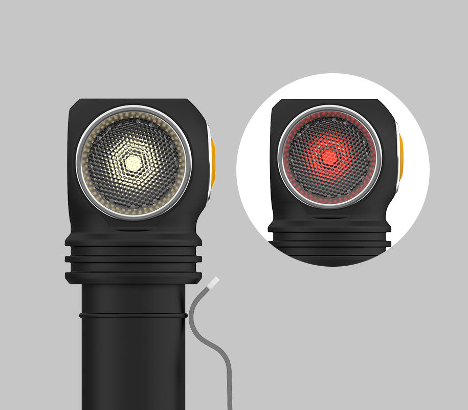 Wizard C2 WR Magnet USB / Varm & Röd / 1020 lm & 230 lm / TIR 70°:120° / 1x18650 (inkl.) - Armytek
