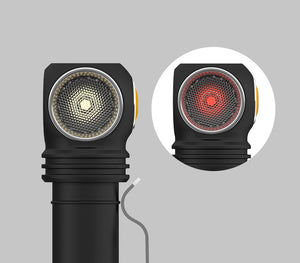 Wizard C2 WR Magnet USB / Varm & Röd / 1020 lm & 230 lm / TIR 70°:120° / 1x18650 (inkl.) - Armytek