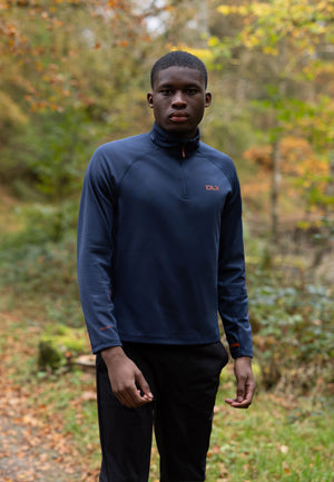 Gleeson- Male Dlx Top - Navy Marl - Trespass