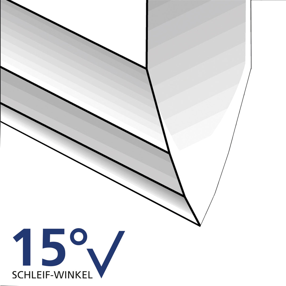 Knivslip CX110 15° slipvinkel - Graef