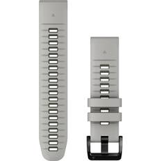 Quickfit 22 mm urremme, Fog Gray/Moss silikone 1