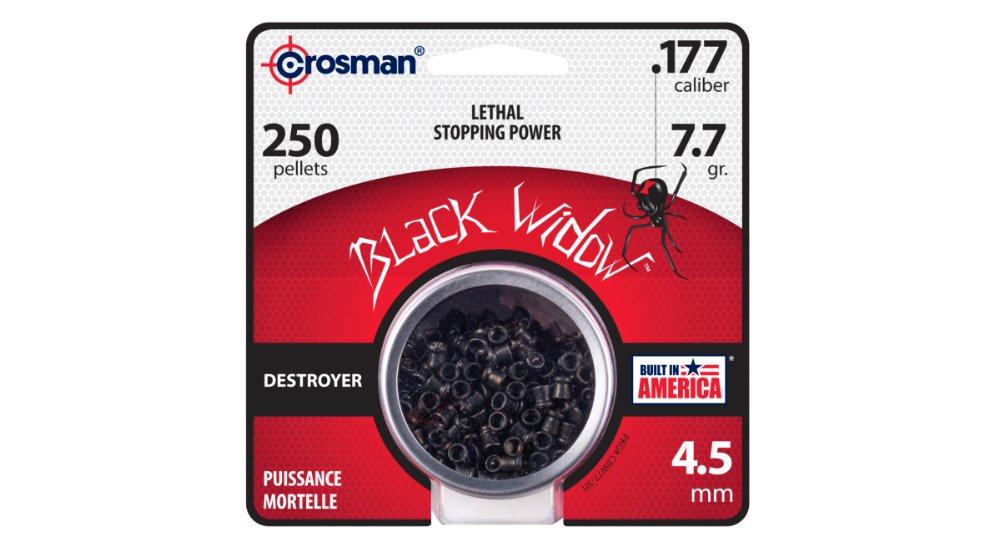 Black Widow hagel 4,5 mm 0,50 g (250 st burk) - Crosman