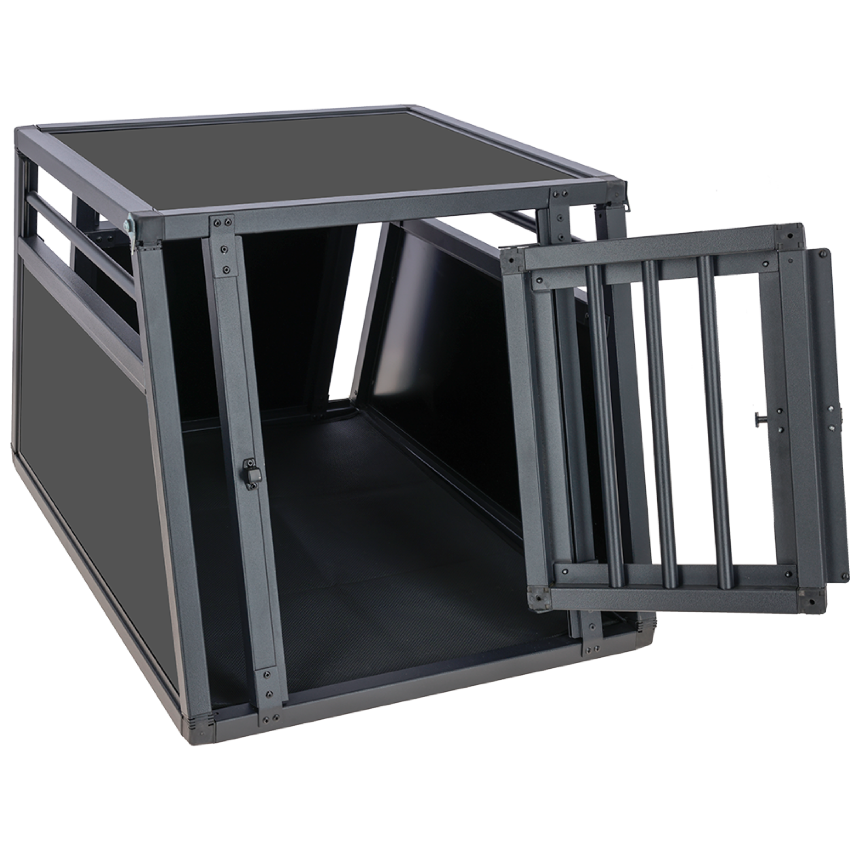 Transportbur i högkvalitativ aluminium – 77x55x50 cm – Kerbl