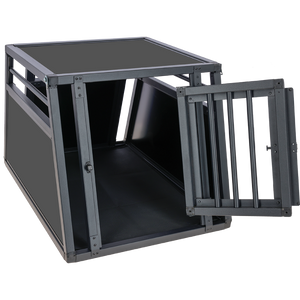 Transportbur i högkvalitativ aluminium – 77x55x50 cm – Kerbl