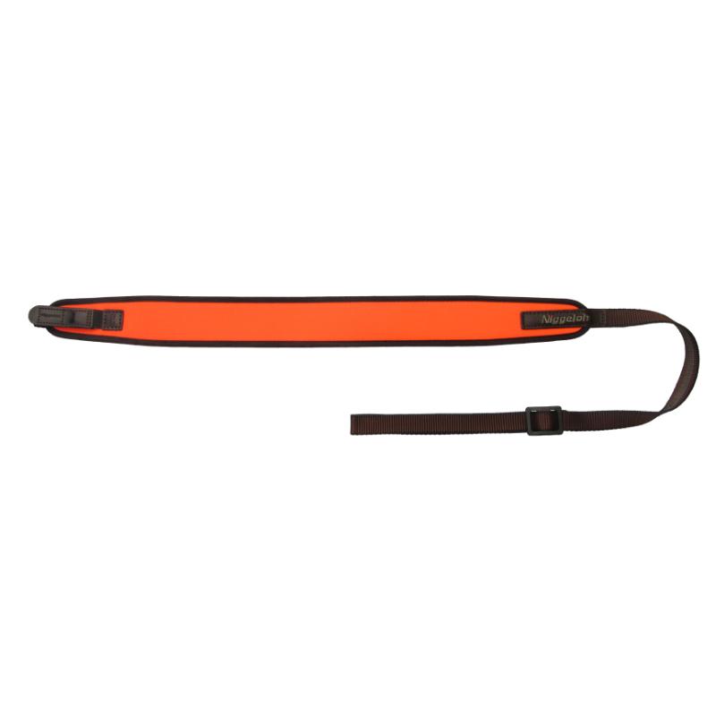 Gevärsrem Orange neopren snabbkoppling - Niggeloh