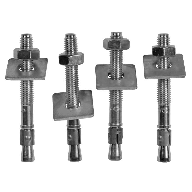 Bultsats för betong 4 st expansion - 90mm/Ø10 mm
