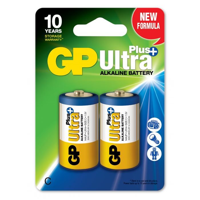 GP Ultra Plus 14AUP/LR14 2 st – GP Design
