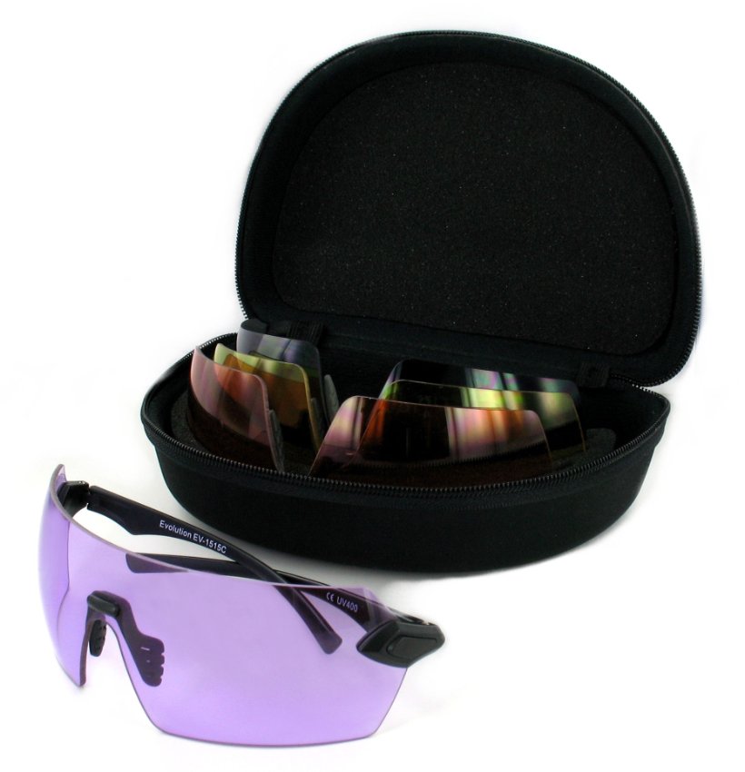 Evolution Eyewear Skyttglasögon Magnex 4-set - Grå/Gul/Orange/Lila