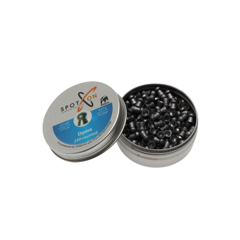 Kupol 4,5 mm - 0,67 g/10,34 grain - 250 stycken per burk - Spoton