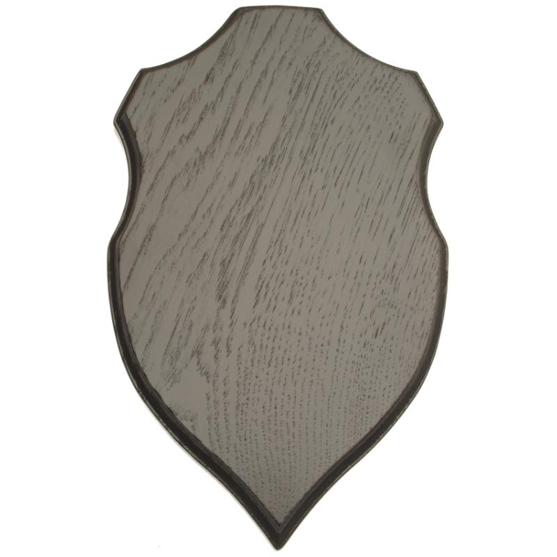 Hornplatta nr. 6 då/sika Mörk ek 32 x 19,5 cm - Jägarnas val