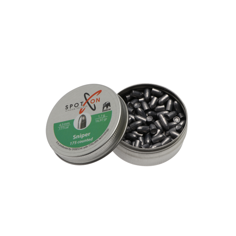 Sniper 4,5mm - 1,10 g/16,97 grain - 175 stycken per burk - Spoton