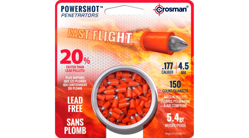 FastFlight blyfri hagel 4,5 mm 0,35 g (150 st burk) - Crosman