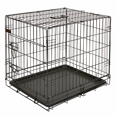 Hundbur i stål, hopfällbar – 63x48x57 cm – Kerbl