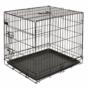 Hundbur i stål, hopfällbar – 63x48x57 cm – Kerbl