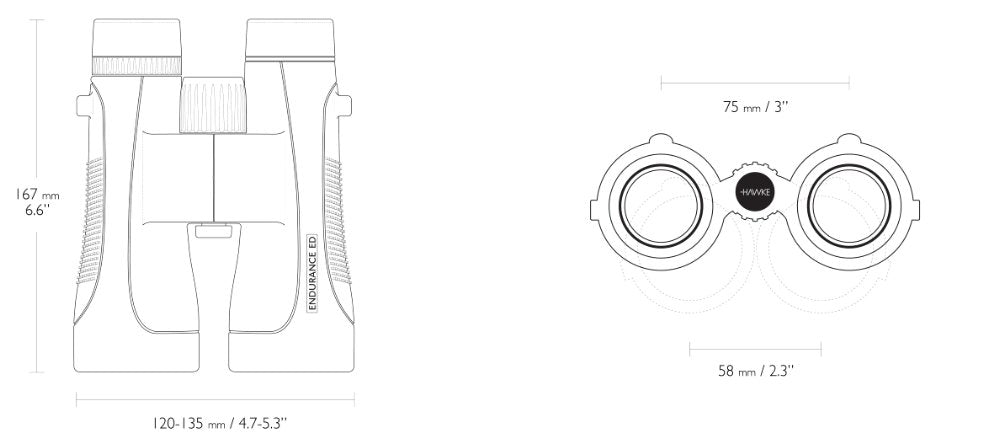 Endurance ED 10x50 Grön - Hawke