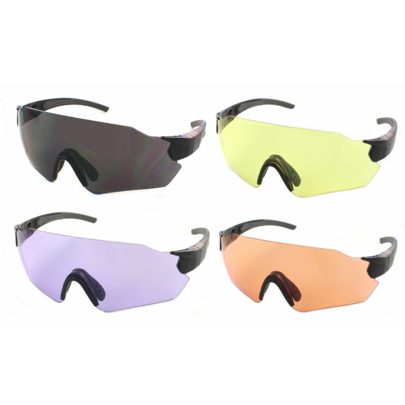 Skyddsglasögon Connect X Set Grå/Orange/Lila/Gul - Evolution Eyewear