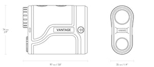 Vantage laseravståndsmätare 6x25 - 600 m - Hawke