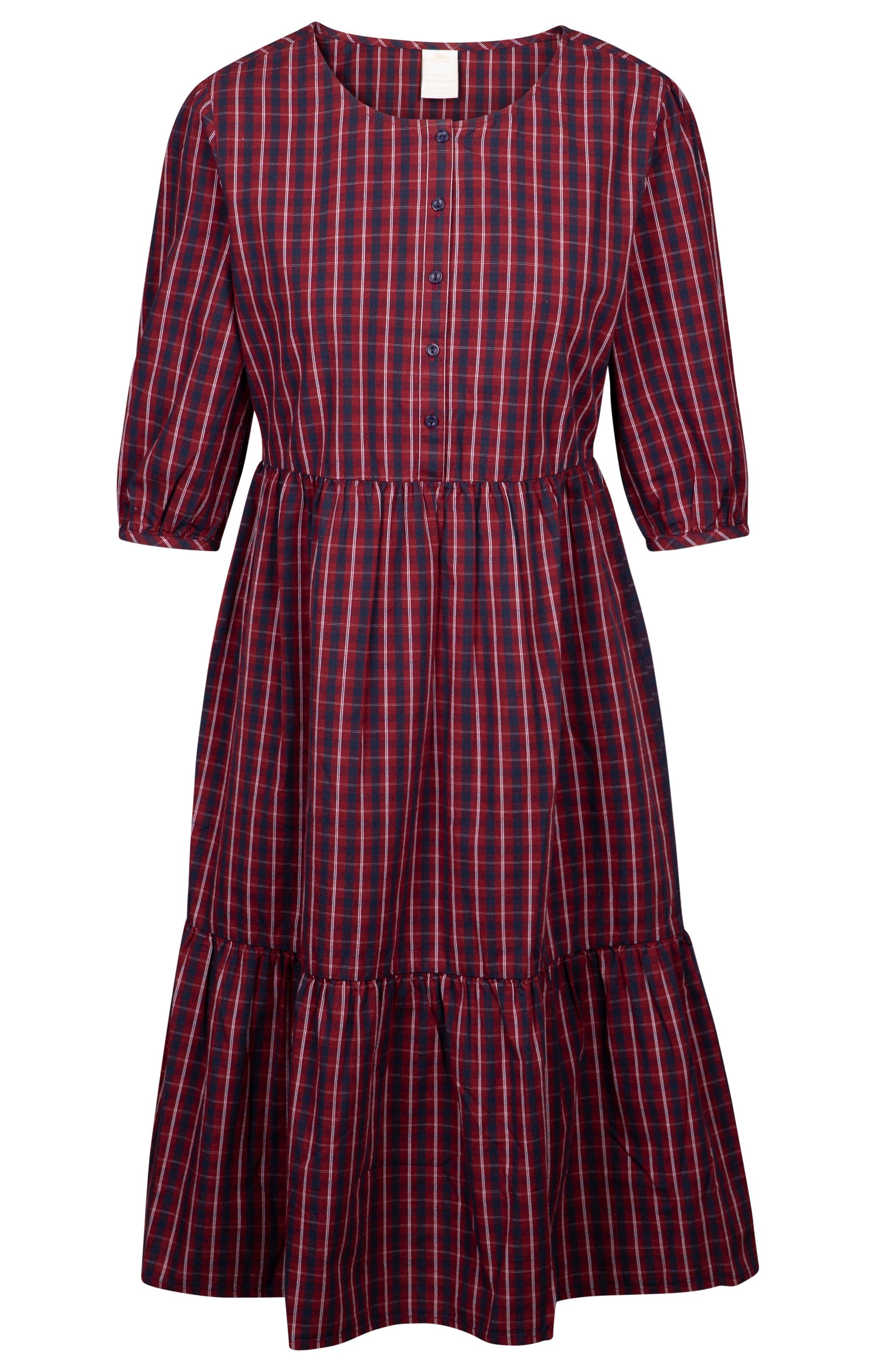 Helen - Dark Cherry Check - Trespass