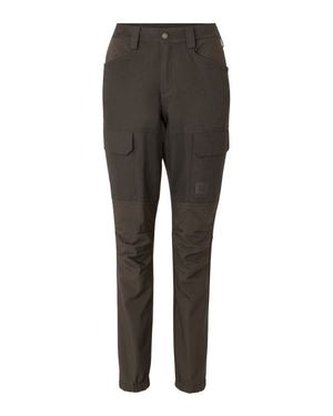 Scandinavian Byxor För Dam - Shadow brown/Deep brown – Härkila