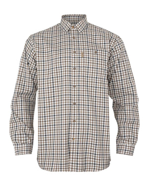 Milford skjorta - Blue/Beige Check – Härkila