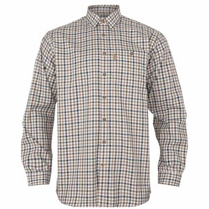 Milford skjorta - Blue/Beige Check – Härkila