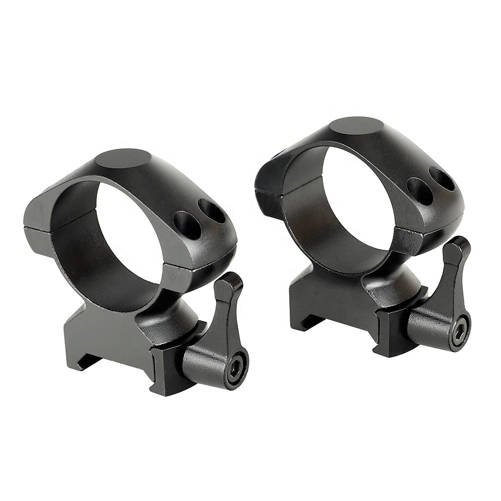 30mm Picatinny/Weaver ringar med snabbfäste - HuntElite
