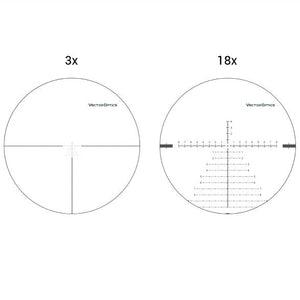 Continental 3-18x50 34mm Tactical FFP Kikare – Vector