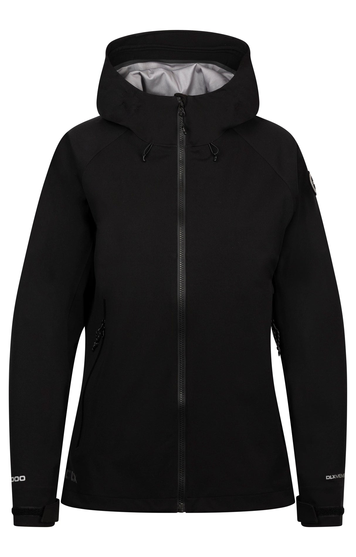 Justine- Female Dlx Rainwear - Black - Trespass