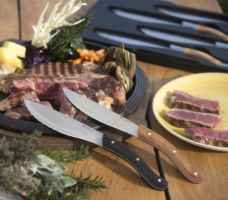 TOMAHAWK Stekknivset - 4 st - ljus skaft - Legnoart